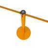 Poteau inox Orange laqué à sangle 320cm - MASTER Poteau inox Orange laqué à sangle 320cm - MASTER