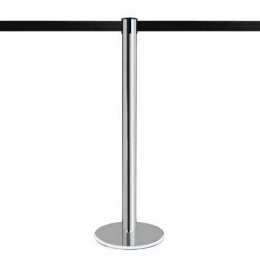 Pfosten mit magnetische Basis (Chrom, 300cm)