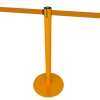 Poteau inox finition orange laquée Poteau inox finition orange laquée