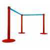 Retractable Barrier Post 5m (Red, Customisable) - LIMIT Retractable Barrier Post 5m (Red, Customisable) - LIMIT