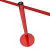 Afzetpaal met trekband 5m (rood, aanpasbaar) - MASTER