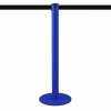 Poteau de balisage bleu 3,7m (bande personnalisable) - MASTER