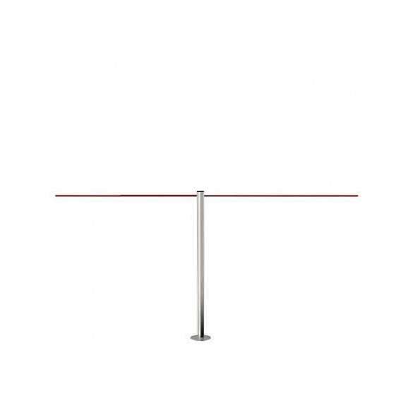 Fixed Floor-Mount Bollard 45 cm (Brushed Stainless Steel) - LINE MINI FIX Fixed Floor-Mount Bollard 45 cm (Brushed Stainless Steel) - LINE MINI FIX