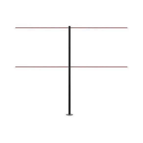 Kordelständer für 2 Kordeln - Schwarz - LINE DUAL Kordelständer für 2 Kordeln - Schwarz - LINE DUAL