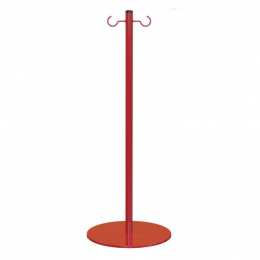 Poteau rouge pour chaine plastique - CHAIN