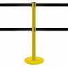 Poteau à double sangle 2,5m (Jaune, personnalisable) - MASTER DUAL