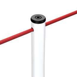 Colonnina cordone fissa 45 cm (Bianco) - LINE MINI FIX