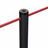 Floor-Mounted Artwork Protection Rope Barrier Post (Black) - LINE FIX