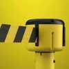 Enrouleur de sangle mural jaune Enrouleur de sangle mural jaune