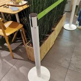 Personenleitsystem Weiß - 3m Gurt