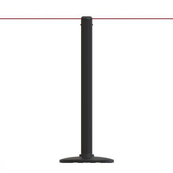 Paal met elastische koord LINE BASIC (Zwart) Paal met elastische koord LINE BASIC (Zwart)