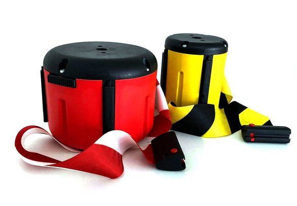 Wandcassette met lint 7/10m (buiten, aanpasbaar)