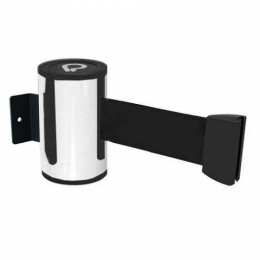 Wandaufroller mit Gurtband 2,5 m - Weiß - BASIC