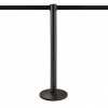 Pfosten mit Gurtband 3m (schwarz) - ECO Pfosten mit Gurtband 3m (schwarz) - ECO