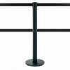 Poteau de balisage double sangle 3 mètres (noir) - MASTER DUAL Poteau de balisage double sangle 3 mètres (noir) - MASTER DUAL