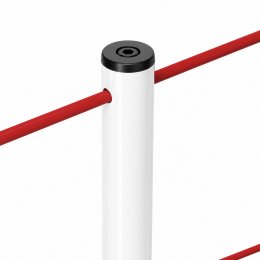 Poteau de délimitation, à fixer (Blanc) - LINE FIX DUAL