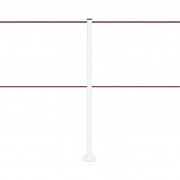 Befestigungspfosten (Weiß) - LINE FIX DUAL
