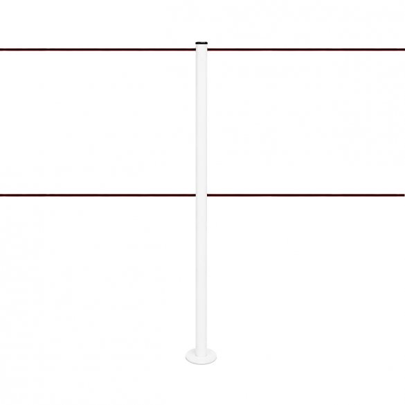 Poteau de délimitation, à fixer (Blanc) - LINE FIX DUAL Poteau de délimitation, à fixer (Blanc) - LINE FIX DUAL