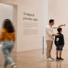 Aan de vloer te bevestigen paal voor musea
