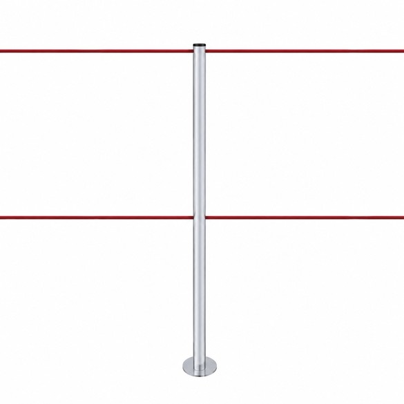 Absperrständer, zu befestigen (silber) - LINE FIX DUAL Absperrständer, zu befestigen (silber) - LINE FIX DUAL