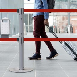 Pfosten mit 3m doppelband (Silber) - MASTER DUAL