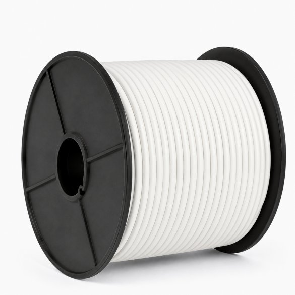Semi-elastische koord spoel 100 meter (Wit) - LINE