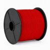 Rode semi-elastische koord spoel 100 m (Ø 6 mm)