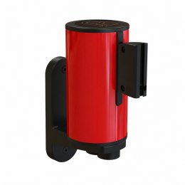 Roterende wandbehuizing met riem 2,5m BASIC (Rood)
