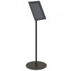 Schwarzer A4-Museumsschildhalter - LINE-Serie