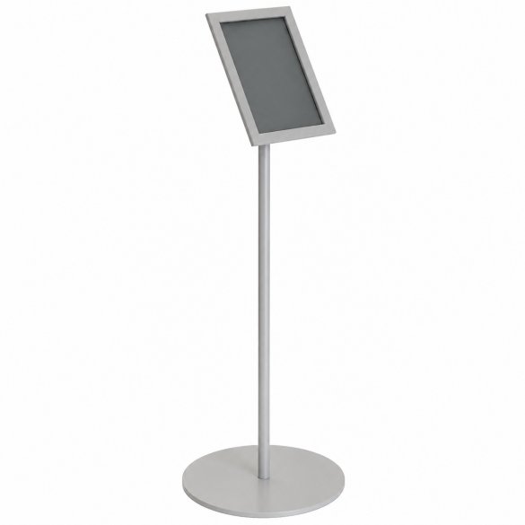 Espositore cartello museo A4 grigio argento - Gamma LINE Espositore cartello museo A4 grigio argento - Gamma LINE
