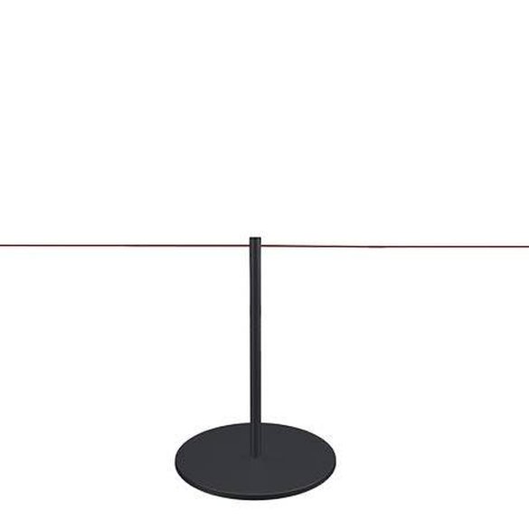 Poteau de mise à distance 25cm noir - LINE MINI