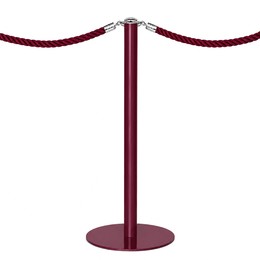 Afzetpaal bordeaux gelakt - DESIGN
