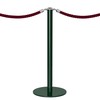 Afzetpaal brits groen - bordeaux koord - DESIGN
