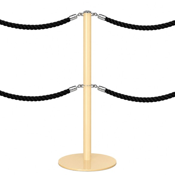 Poteau double corde champagne laque DESIGN