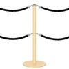 Champagne dubbele koord afzetpaal DESIGN