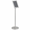 Kartelhouder A5 Geborsteld Inox - LINE Serie