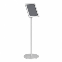 Exponatschildhalter A5 Silbergrau - LINE Serie