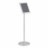 Exponatschildhalter A5 Silbergrau - LINE Serie