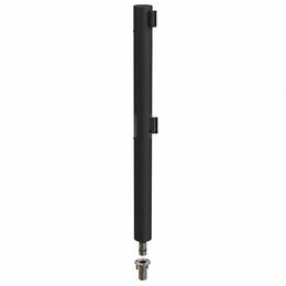 Poteau noir, double sangle, fourreau à sceller - UNFIX DUAL