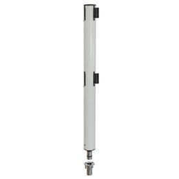 Poteau gris, double sangle, fourreau à sceller - UNFIX DUAL