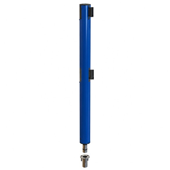 Poteau bleu, double sangle, fourreau à sceller - UNFIX DUAL Poteau bleu, double sangle, fourreau à sceller - UNFIX DUAL