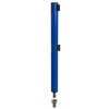 Barrier post blue, double belt, embeddable conduit sleeve - UNFIX DUAL Barrier post blue, double belt, embeddable conduit sleeve - UNFIX DUAL