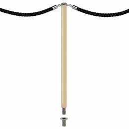 Champagne rope post drill-free removable - Design Unfix