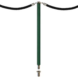 Poteau à corde vert anglais à visser en un instant - Design Unfix