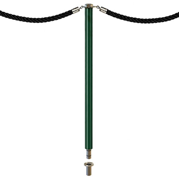 Poteau à corde vert anglais à visser en un instant - Design Unfix Poteau à corde vert anglais à visser en un instant - Design Unfix