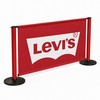 Red Plastic Barrier (Custom Printed) - BASIC Red Plastic Barrier (Custom Printed) - BASIC