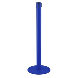 Poteau récepteur bleu