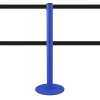Poteau à double sangle 2,5 mètres (bleu, personnalisable) - MASTER DUAL Poteau à double sangle 2,5 mètres (bleu, personnalisable) - MASTER DUAL