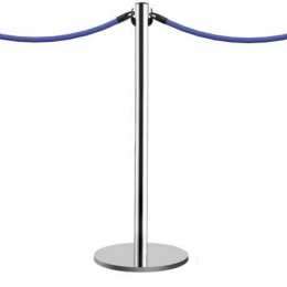 Poteau à corde en inox chromé "Post"