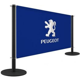 Zwarte café-afzetting (1m50) - BANNER